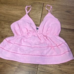 Pink Babydoll Top